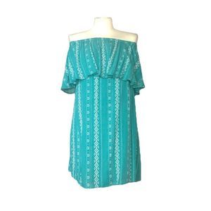 Wrangler western wear frill dress,Off shoulder/On shoulder, Rodeo, Festival, Tea